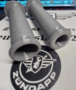Preview: Zündapp R & RS 50 Roller Griffgummis Fußschaltung 1 x 561-17.314 & 1 x 561-17.315 TPU Grau